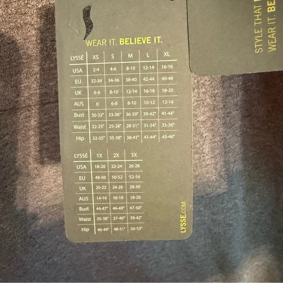 NWT Lyssé Alondra Zip Front Sweatshirt Gray Size Medium Womens - Picture 4 of 9